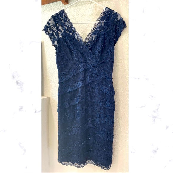 Marina Dress from Nordstrom Size 10 Navy Blue